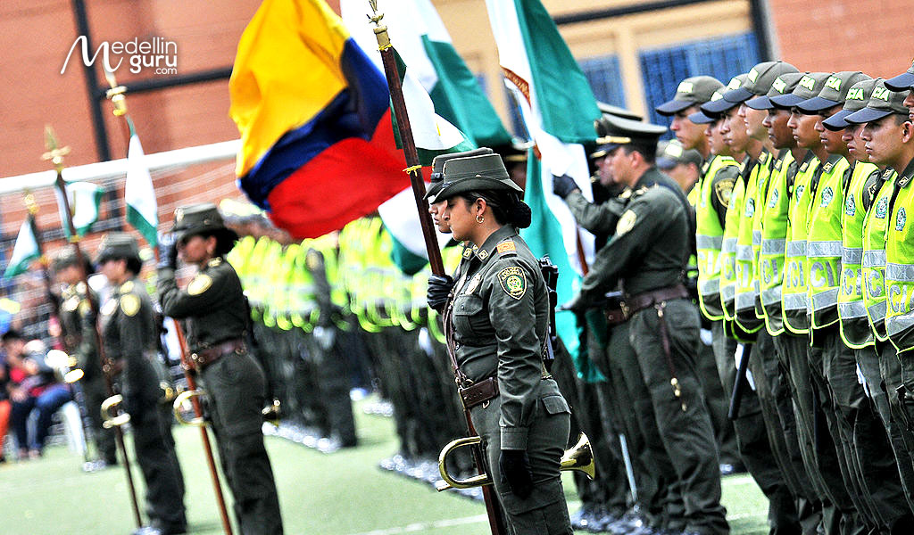 400 new police in Medellín in 2024, photo by National Police of Colombia
