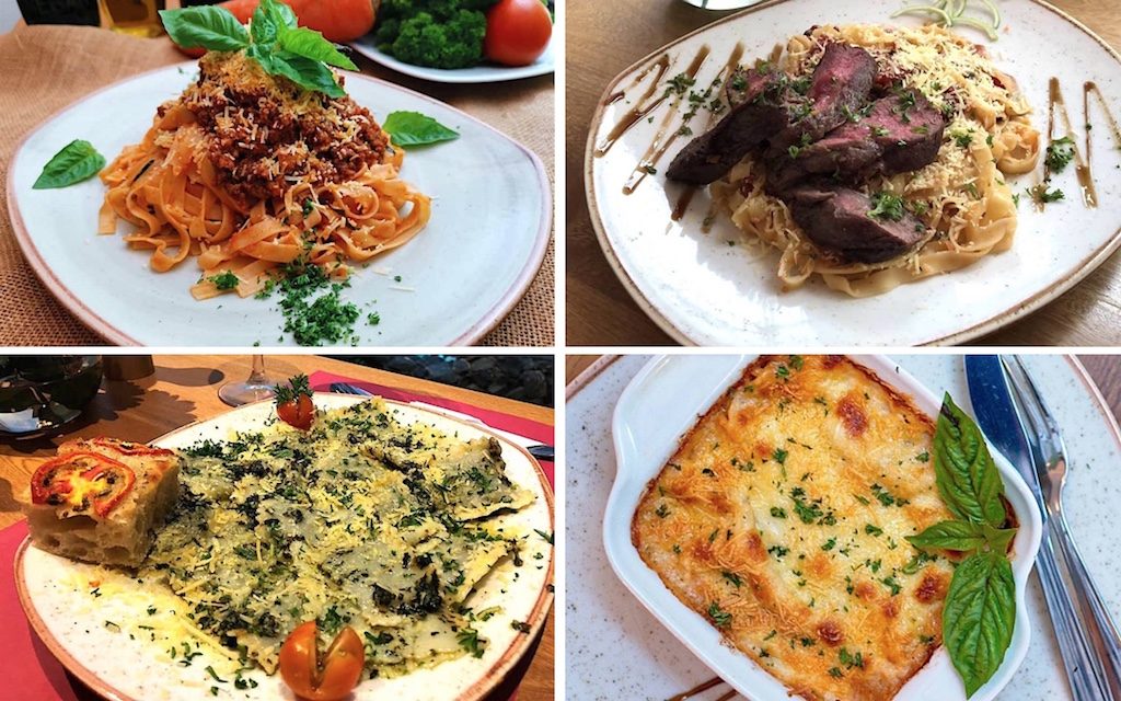 Some of the Italian dishes at Caduff Pasta Fresca, photos courtesy of Caduff Pasta Fresca