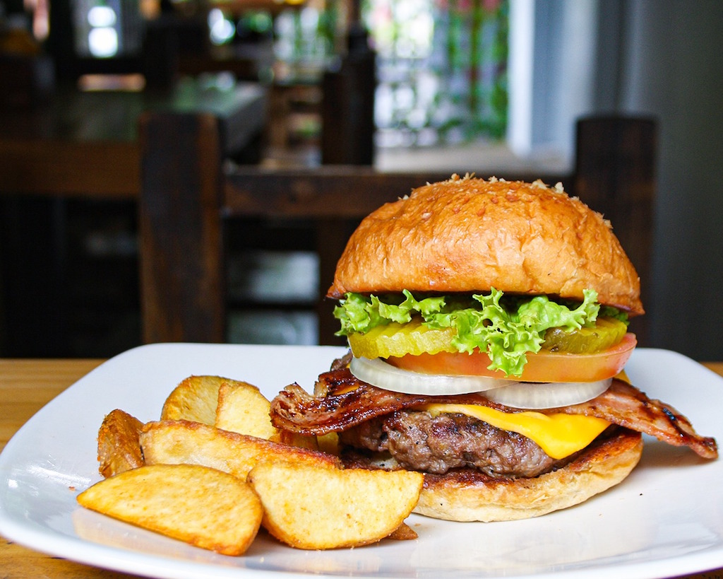 One of the burgers, photo courtesy of Idol Burger